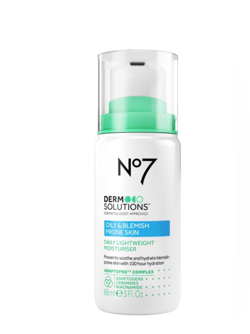 NWT No7 Derm Solutions Lightweight Hydrating Facial Moisturizer - 3oz